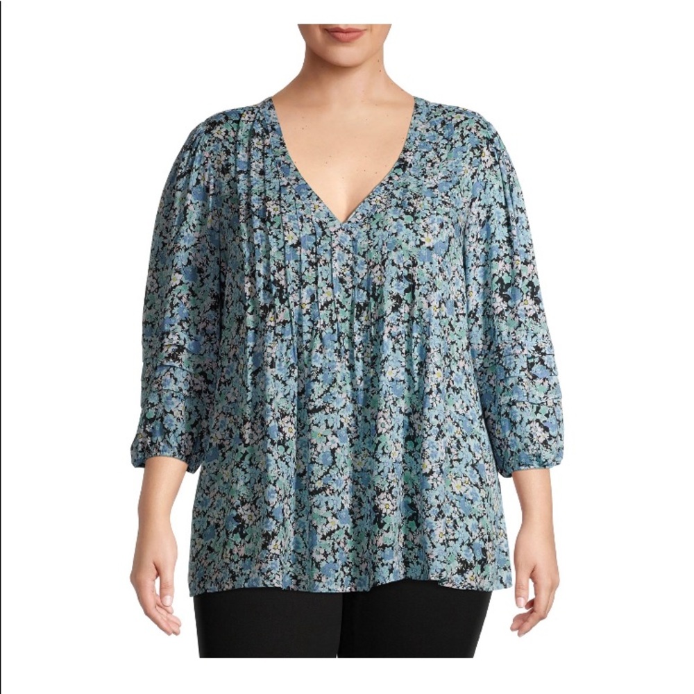 ➕ Pintuck Woven Blouse 👚 26W 28W